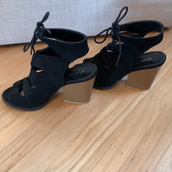 Lace Up Heels - Picture 2 of 7